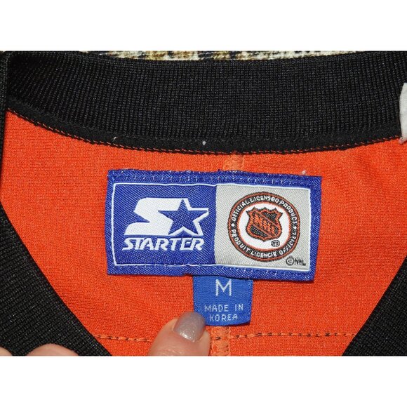 Vintage 90s Starter Philadelphia Flyers Eric Lindros #88 NHL Jersey Adult Medium - Picture 3 of 10